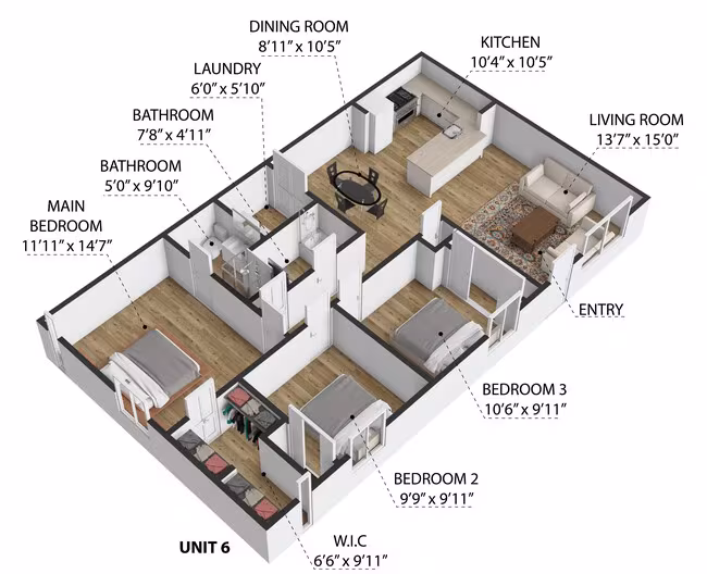 Unit 666-6 666-6 floor plan